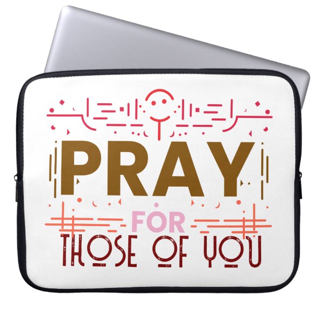 Pray för er. laptop fodral (Framsidan)
