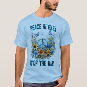 Pray for Gaza: Stoppa Krig i Gaza T Shirt