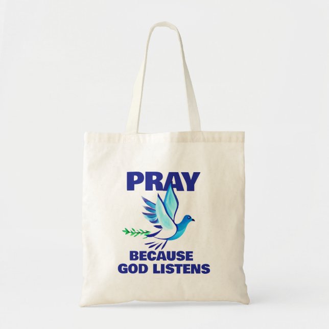 PRAY för Gud Listens Tygkasse (Framsidan)