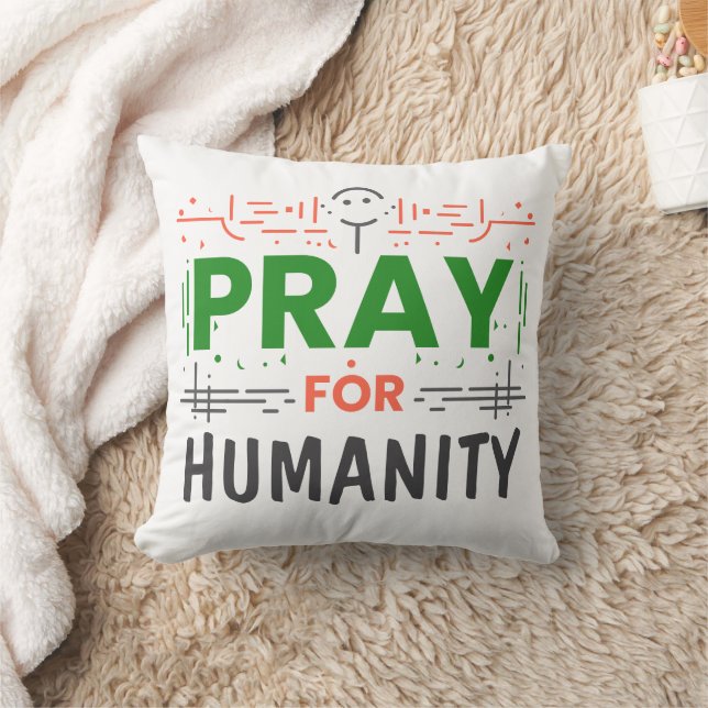 Pray for: Honoring Humanity Kudde (Filt)