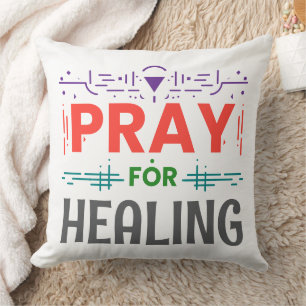 Pray for: inspirerande lagning kudde