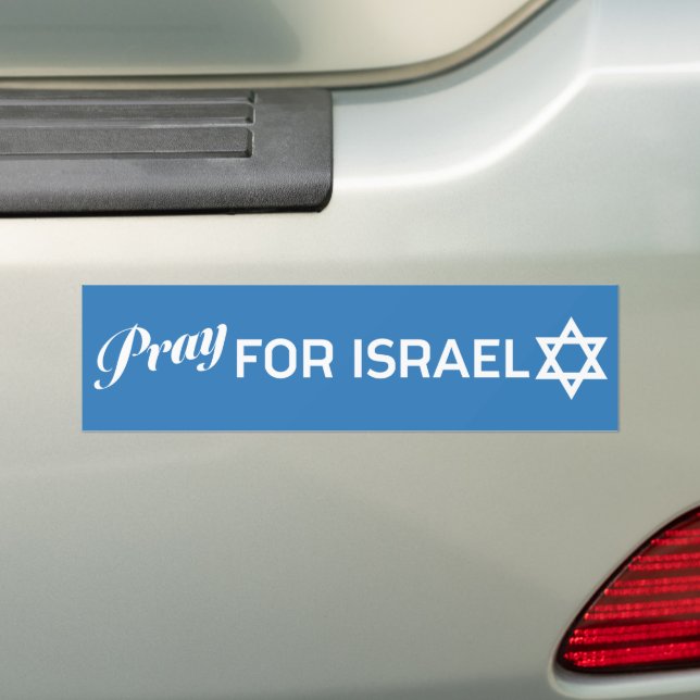Pray for Israel Bildekal (På Bil)