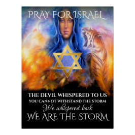 Pray for Israel Perfect Poster