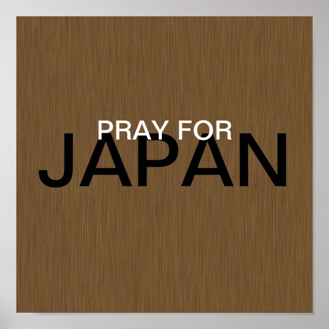 PRAY FOR JAPAN POSTER (Framsidan)