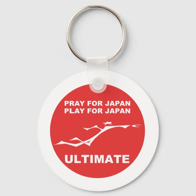 PRAY FOR JAPAN, SPELA FÖR JAPAN. (ULTIMAT) NYCKELRING (Framsida)