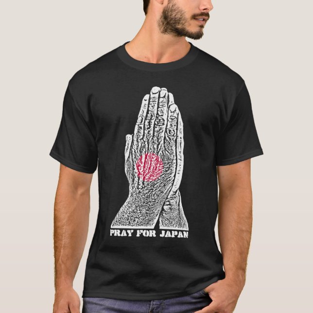 Pray for Japan Tee Shirt (Framsida)