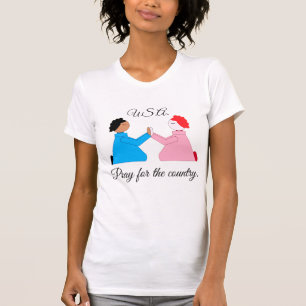 Pray for Land: White T Shirt