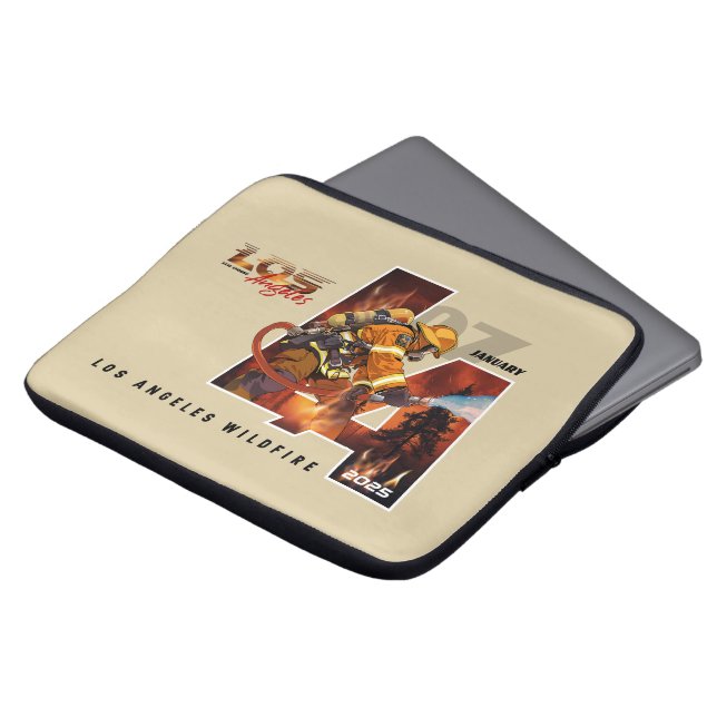 Pray for Los Angeles | 13 tum Laptop Fodral (Framsida topp)
