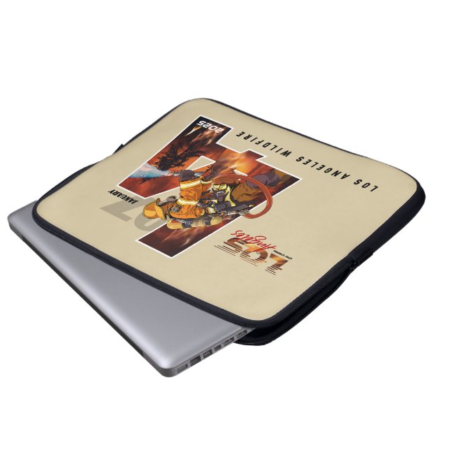 Pray for Los Angeles | 15 tum Laptop Fodral (Framre botten)