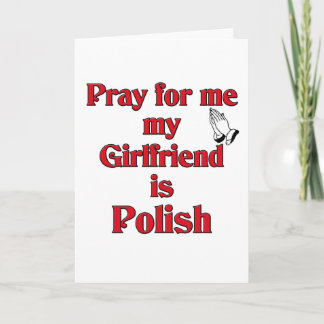 Pray for me Girlkompis är polsk Kort
