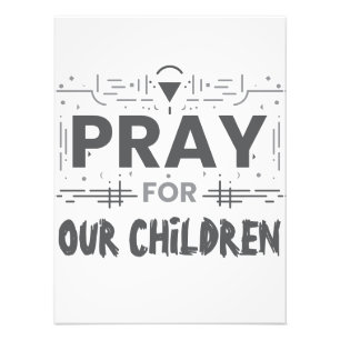 Pray for our Children Fototryck