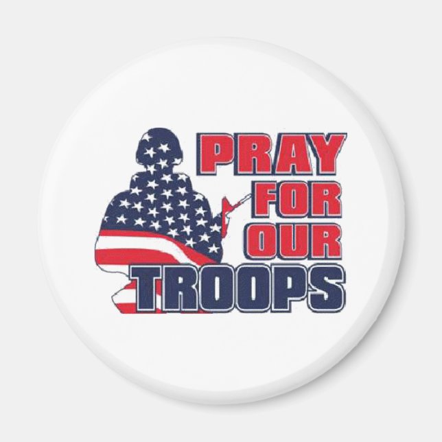 Pray for our Troops Magnet (Framsidan)