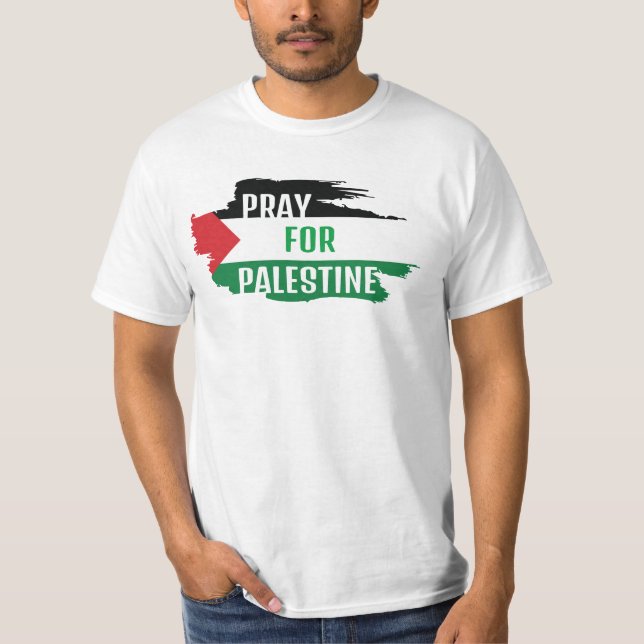 PRAY FOR PALESTINE T SHIRT (Framsida)