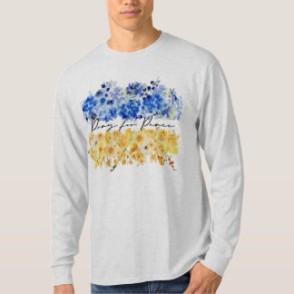 Pray for Peace & Peace in Ukraine & Watercolours. T Shirt