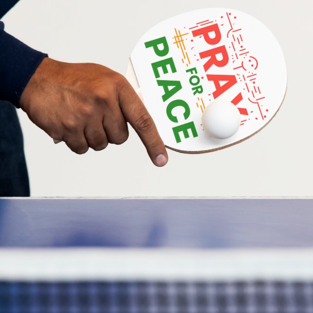 Pray for Peace Pingisracket (Insitu)