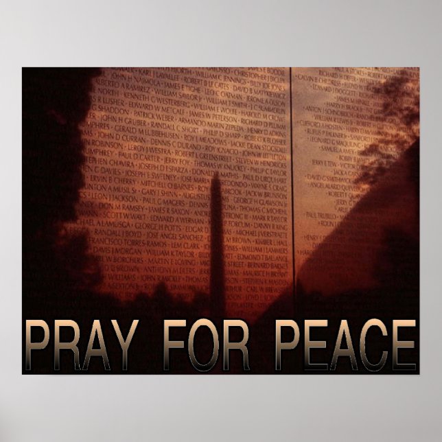 Pray for Peace Poster (Framsidan)