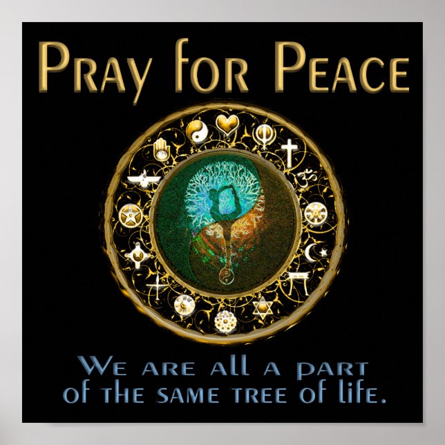 Pray for Peace Poster (Framsidan)