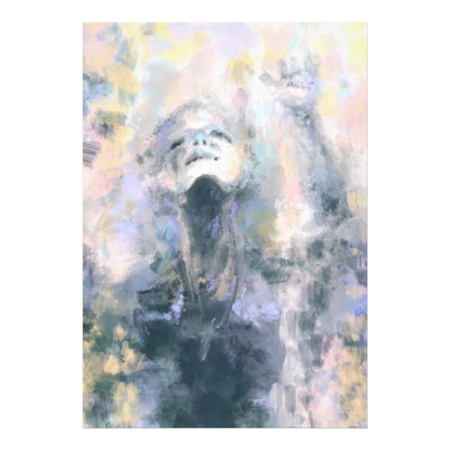 Pray for Peace Poster Abstrakt (Framsidan)