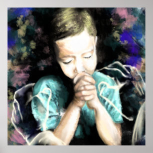 Pray for Peace - snälla - inget krig - Hope - Pain Poster