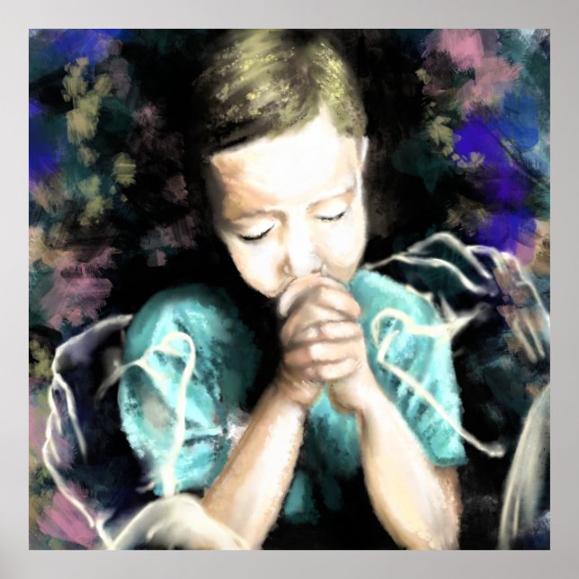 Pray for Peace - snälla - inget krig - Hope - Pain Poster (Framsidan)