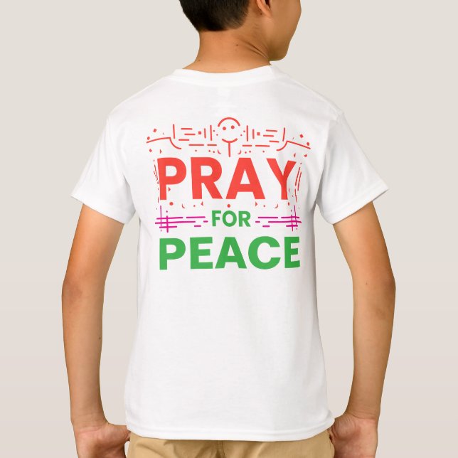 Pray for Peace T Shirt (Baksida)