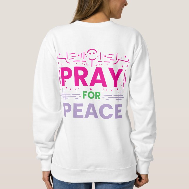 Pray for Peace T Shirt (Baksida)