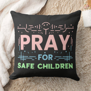 Pray for säker children kudde