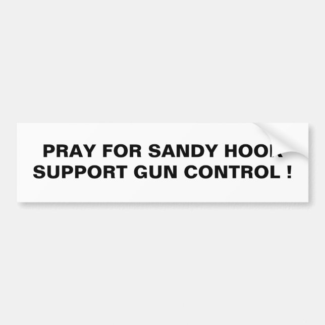 PRAY FOR SANDY KROK SUPPORT GUND CONTROL! BILDEKAL (Framsidan)
