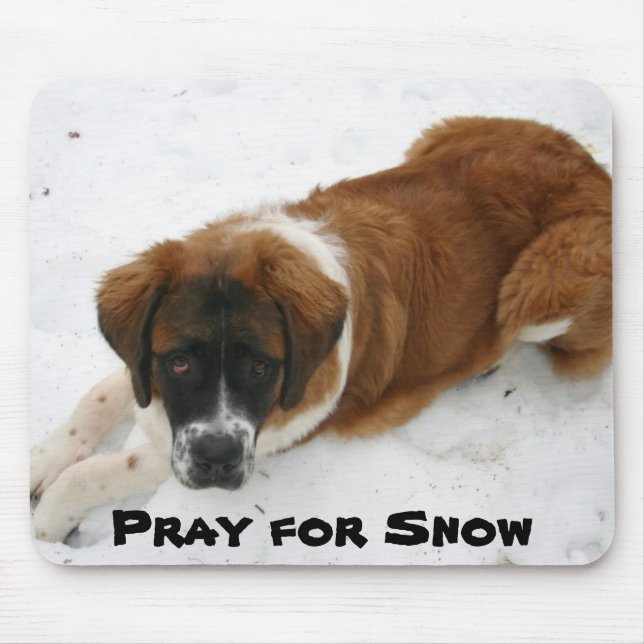 Pray for Snö Mouse Pad Musmatta (Framsidan)