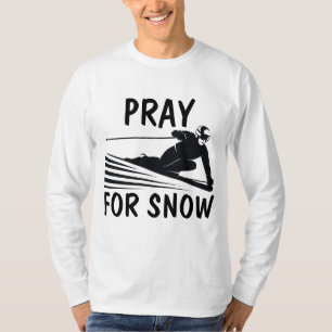 PRAY FOR SNÖ SKI T-Shirts Tees