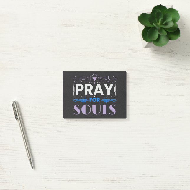 Pray for Souls Post-it Block (Kontor)
