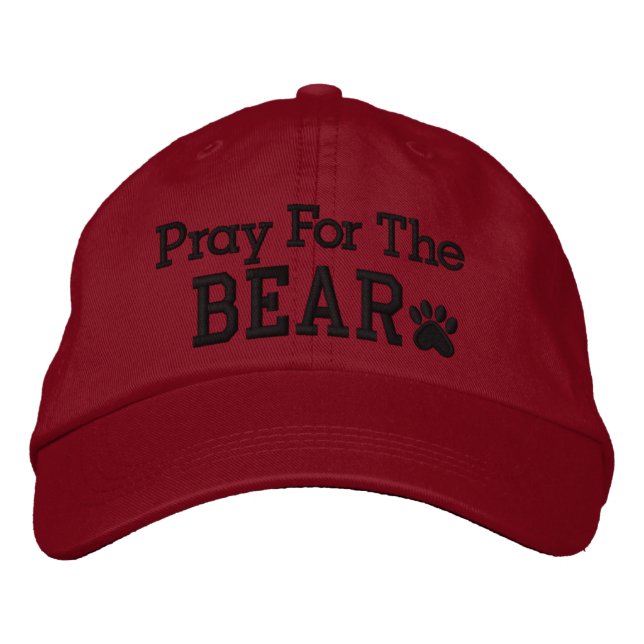 Pray for the Bear - SRF Broderad Keps (Framsida)