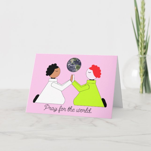 Pray for the World: Blank Kort (Framsida)