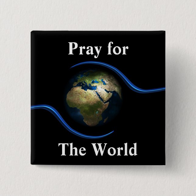 Pray for the World Knapp (Framsida)