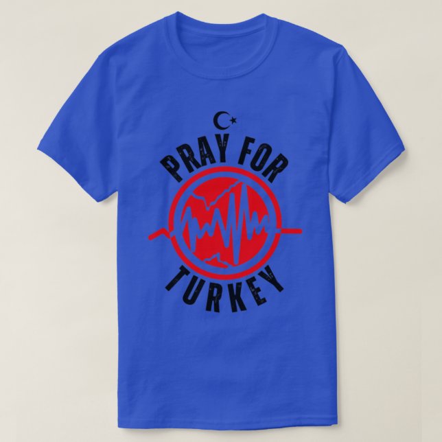 Pray for Turkey T Shirt (Design framsida)