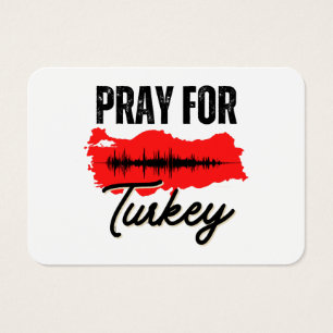Pray for Turkey Visitkort