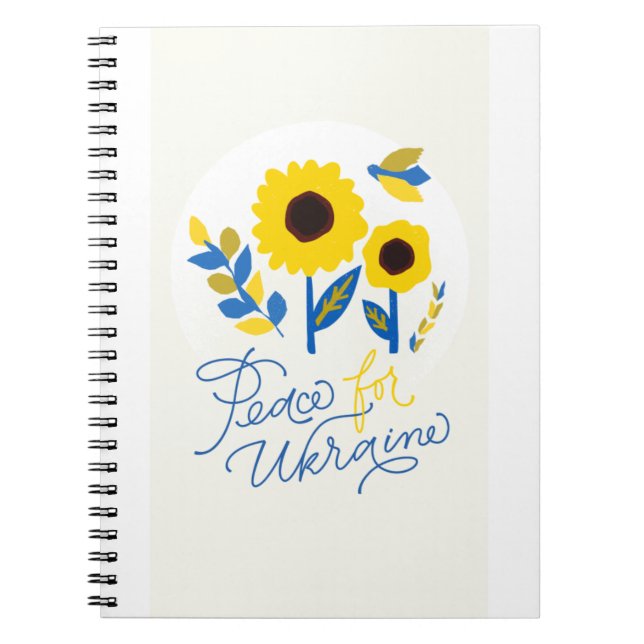 Pray for Ukraina Anteckningsbok (Framsidan)