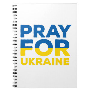 Pray for Ukraina Anteckningsbok