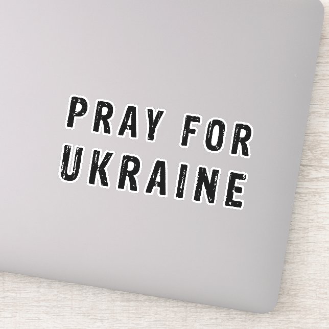 Pray for Ukraina Klistermärken (Detalj)