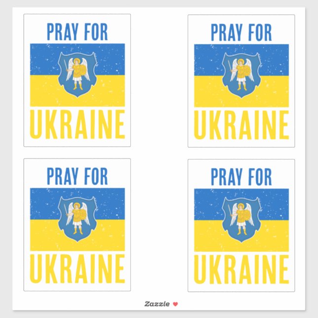 Pray for Ukraina Klistermärken (Ark)
