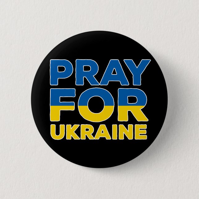 Pray for Ukraina Knapp (Framsida)
