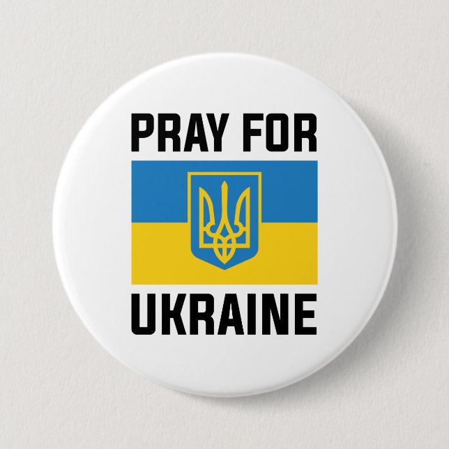 Pray for Ukraina Knapp (Framsida)