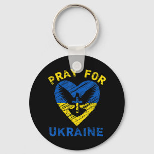 Pray for Ukraina Nyckelring