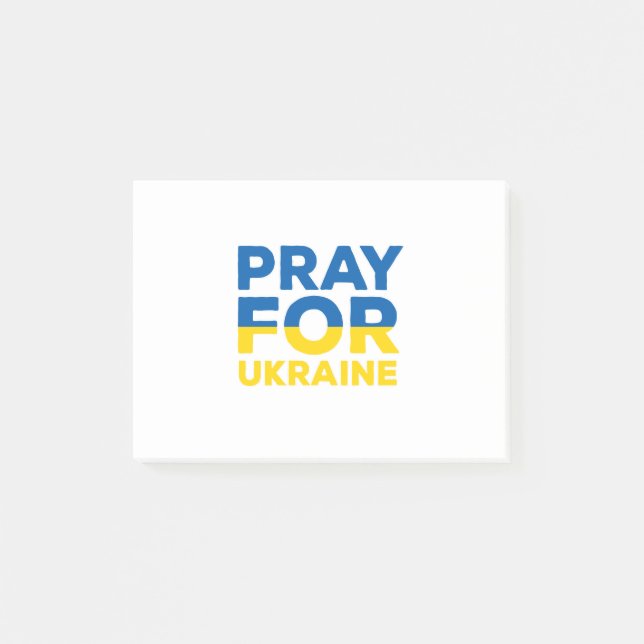 Pray for Ukraina Post-it Block (Framsida)
