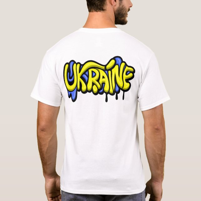 Pray for Ukraina T-Shirt (Baksida)
