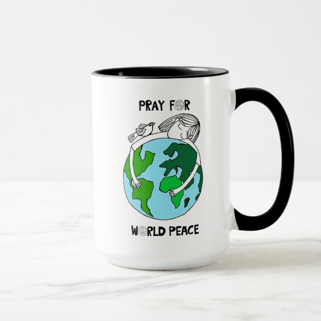 Pray for World Peace Mugg (Höger)