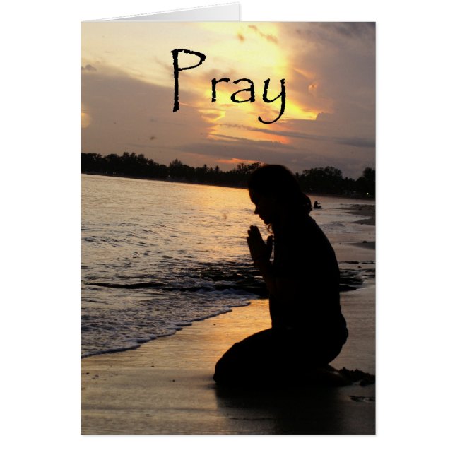 Pray Hälsningskort (Framsidan)