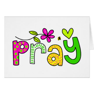 Pray Hälsningskort