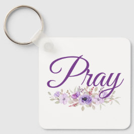 Pray inspirational Quolower Nyckelring