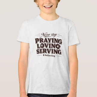Pray Kärlek  Shirt - Upliving Christian Faith T